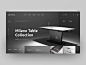 Lofthall - website concept minimal typography web ux ui product interior 3d