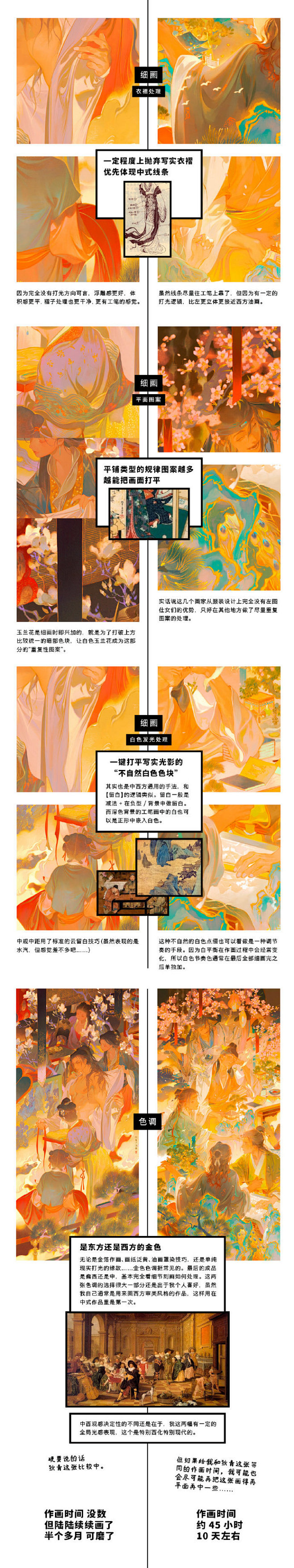 整理好了，来分享一下通过画百景图做的一些风格融合上的思路 不算教程，只是解释一下怎么做取舍和魔改的。没贴自己其他风格作品的对比，但如果对我的 ...