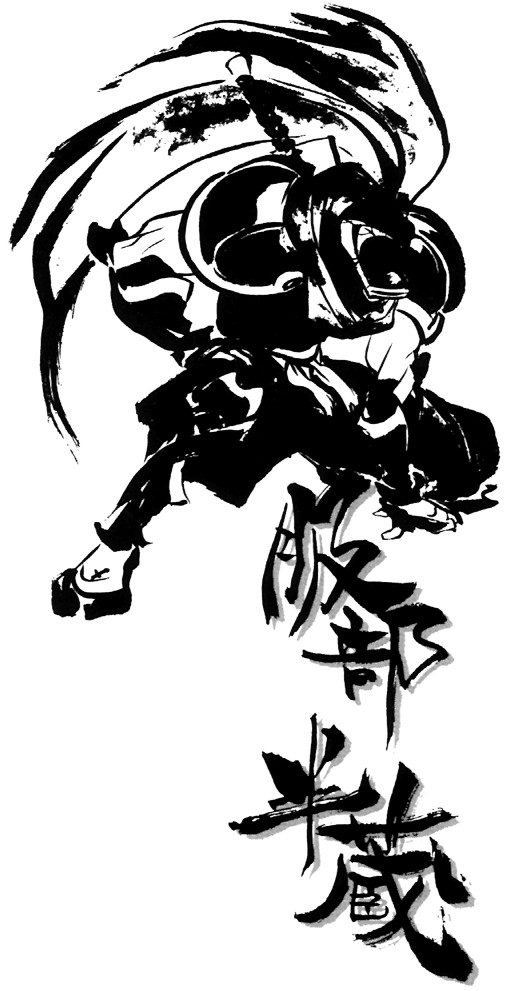 侍魂黑白人物水墨原画赏5