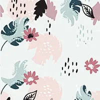 矢量图 ai 满身图案 动物 手绘 花卉  APM10  趣味简笔画  小森林