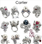 [] Cartier的十二星座奢华钻戒....找找你的星座是哪只.....