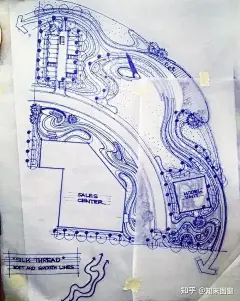 这样的景观设计手绘图，想不得高分都难！ : 草图？线稿风？鸟瞰图？····好像都不是那是怎样的景观手绘图竟然说直接得高分？ 我们都了解景观设计者必须具备手绘草图快速表达的能力,因为景观设计中的地形、植物、水体等都需要徒手表达,而且在收集素材,设计…