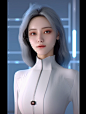 andrew08_Metaverse_Korean_girl_front_face_Silver-gray_straight__ee8c64ac-e945-4c90-af94-a7368cfe262b