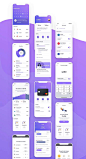 用户界面设计Uluwatu is an essential toolkit for anyone designing financial mobile app. Using this UI kit you can design mobile app to track spending, set budget, personal wallet and many more.