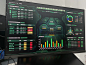 bigdata FUI futuristic HUD monitor visualization 可视化 大屏 大数据 驾驶舱
