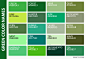 green color names