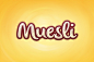 GraphicBurger » Muesli Text Effect