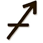 这个符号在一些占星术和天文学中代表“人马座”。
