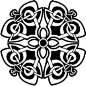 #绘画参考#凯尔特结 (Celtic Knot) 是源自苏格兰凯尔特人创造使用的一种线性连续交织成的图案花纹，我们在《指环王+霍比特人》的精灵矮人身上可以看到许多，非常富于装饰性美感。感兴趣的朋友可以通过许多途径找到更多此类纹样图案，也可以自行设计此类的图案。微盘下载：O网页链接