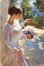 少女 艺术家 Vladimir Volegov