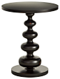 Redford House Arden Side Table in Black transitional-side-tables-and-accent-tables