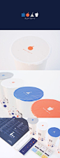// Cherries Tea House / Designed by Chin Huan Chou, Tainanahih, Taiwan // | #stationary #corporate #design #corporatedesign #identity #branding #marketing < repinned by www.BlickeDeeler.de | Take a look at www.LogoGestaltung-Hamburg.de