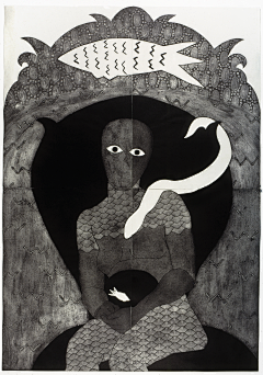 非典型人格采集到《贝尔克斯·艾扬Belkis Ayon 版画》