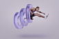 athlete athletic CGI conceptual cycle fitness hurdle javelin Olympian