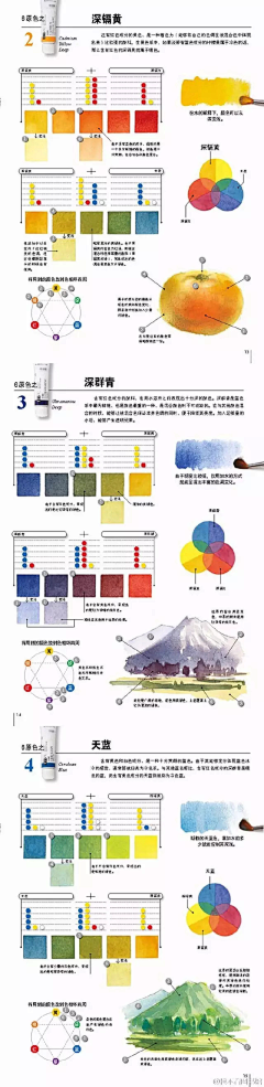 我是数字11采集到绘画用资料——色彩