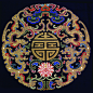 中国传统元素 - 中国刺绣