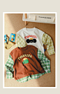 【帽子戏法】TYAKASHAKIDS塔卡沙童装T恤男女童假两件长袖T恤-tmall.com天猫