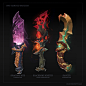 More Fantasy Daggers, Julio Nicoletti : This time, with enough effects to please even the most hyper 13 year old playing MMOs!<br/>Let me know if you have a favourite and if you'd like to see me try a different theme or weapon.