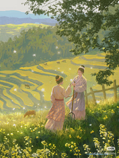 采花大盗嗷呜采集到插画-场景
