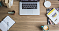 Black and Silver Laptop Computer Beside Blue Ceramic Mug · Free Stock Photo