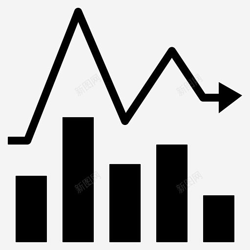 波动数据图表 标志 UI图标 设计图片 免费下载 页面网页 平面电商 创意素材