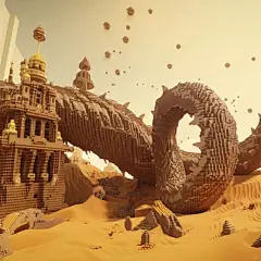 乐高探险队在沙漠