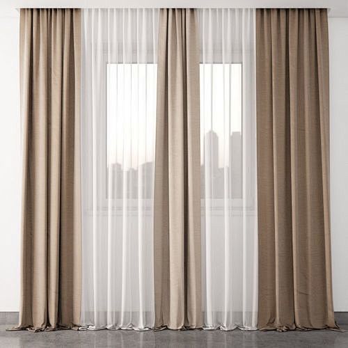 curtain 2 3d model m...