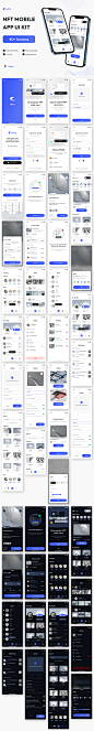 #APP模板#
NFT系统出价买/卖家列表详情文件上传等app ui源文件fig模板