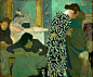 法国画家爱德华·维亚尔(Edouard Vuillard)油画作品