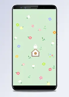 卡通手绘壁纸H5背景