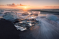 钻石冰沙滩 冰岛