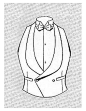 #绘画参考# 男性西装马甲的款式。（时间：1927） 大图→O网页链接 [扩展阅读]西装的画法参考→O原画人官方微博