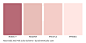 Rose Gold and Pink - Color scheme palette thumbnail - #b86b77 #eabfb9 #f6cfca #ffe8e5