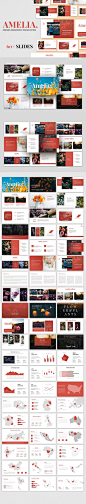 现代多图展示的PPT模板下载 AMELIA - Modern Powerpoint Template [pptx]