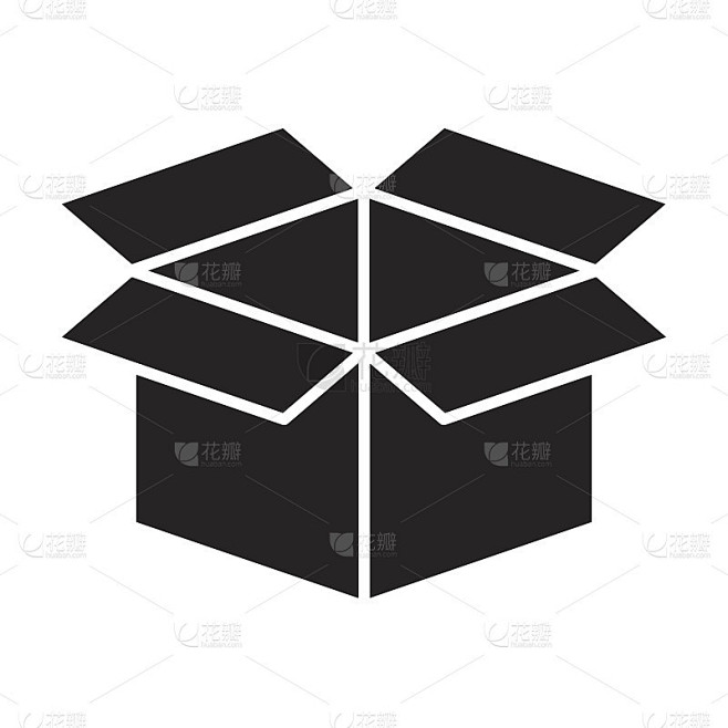 纸箱包装图标