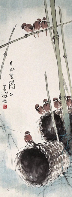 桃花扇美人笑采集到中国古代大师国画
