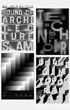 视觉幻象！72 款欧普艺术海报设计，一次看个够 

#设计# #优设每日灵感# ​​​​