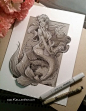 Mermaid 6 by KelleeArt on DeviantArt: 