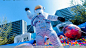 【太空主题展美陈】100+份地产商场太空主题宇航员星球星空展主题创意美陈网红打卡拍照形式合集方案，更多活动方案PPT请关注@活动汪