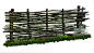 Weaved Wooden Fence PNG.. by WelshDragonStockNArt on DeviantArt: 