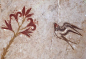 Minoan wall-painting, Akrotiri, Thera. http://www.kenney-mencher.com/pic_old/aegean/Akrotiri_Spring_landscape.jpg