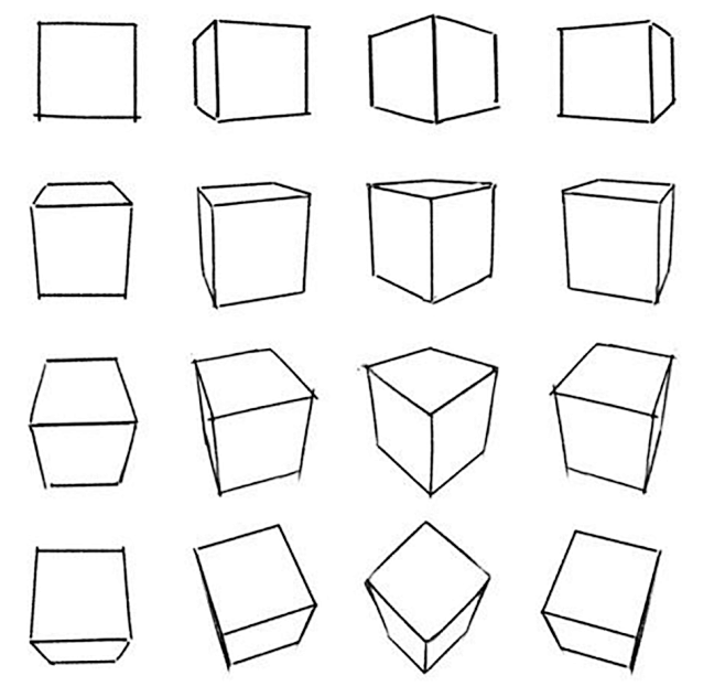 16个角度的方块
