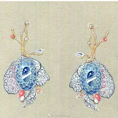 分享一些手绘稿大触你好@珠宝匠 @珠宝学院石缘杂志 @肖99-Capu @赤火山 @手工珠宝设计 @迪扎音 @首饰酱 @饼飘飘飘笆篱 ​​​​