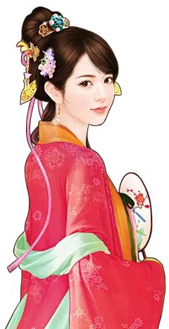 立绘_古风_纯手绘_女_看图_橙光游戏吧_百度贴吧