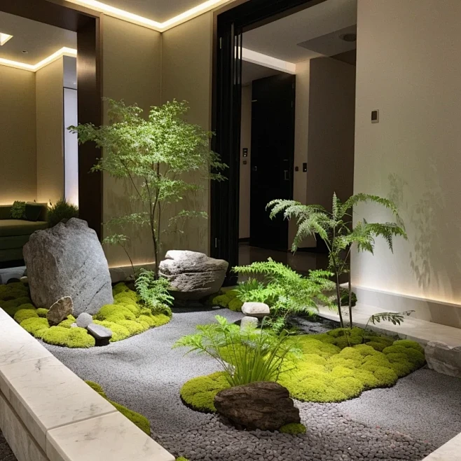 室内造景-花瓣网