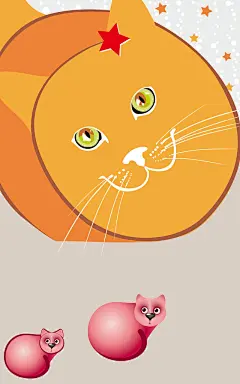 宠物猫咪卡通可爱海报背景矢量图高清素材 卡通 宠物 扁平 手绘 海报 清新 猫咪 简约 背景 矢量图 平面广告 设计图片 免费下载