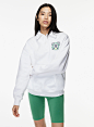 COZY FLEECE BOYFRIEND POLO SWEATSHIRT - Oversized polo sweatshirt