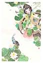 豆浆鱼-哆多_水彩,手绘_涂鸦王国插画