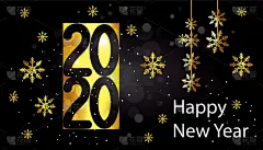 2020,新年前夕,华丽的,事件,请柬,暗色,倒计时,壁纸,设计,问候
