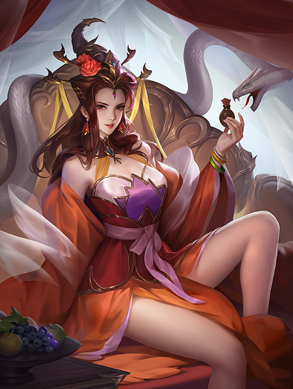 弄权之蛇蝎*何太后（十周年）_看图_三国杀皮肤吧_百度贴吧